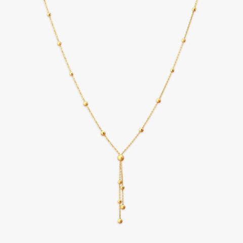 Bead Cascade Gold Chain