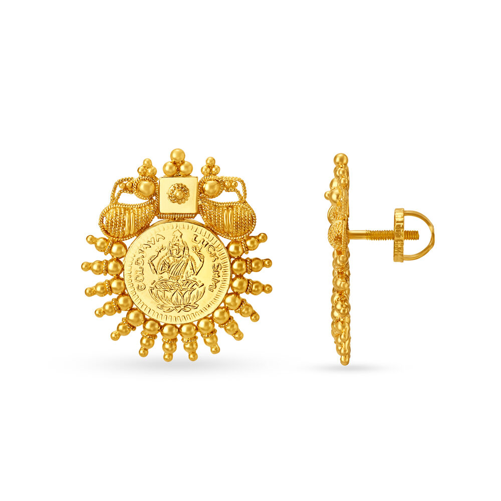 Kasu online earrings gold