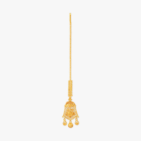 Glorious Luminance Gold Maang Tikka