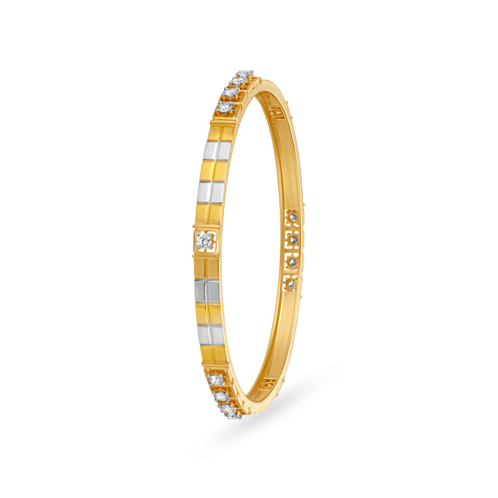 Sleek Diamond Kada for Men