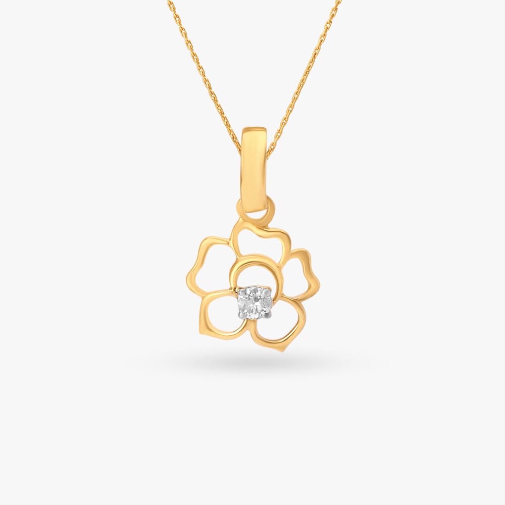 Gold pendant from tanishq shop