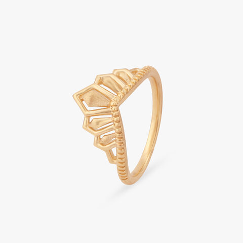 Divine Blossom Gold Ring
