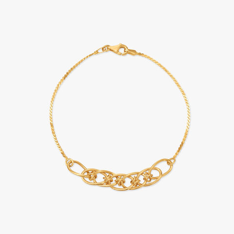 Looped Lace Gold Bracelet