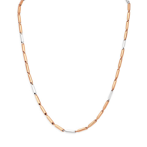 Two-Tone Capsule Link Chain