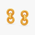 Chic Twisted Stud Earrings,,hi-res image number null