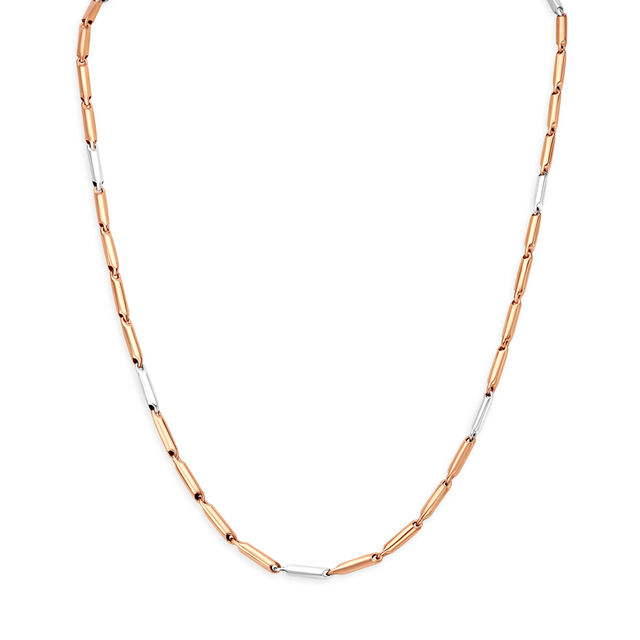 Sheeny Dual Tone Gold Chain For Men,,hi-res image number null