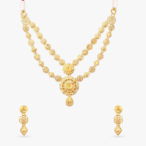 Royal Ritu Gold Necklace Set