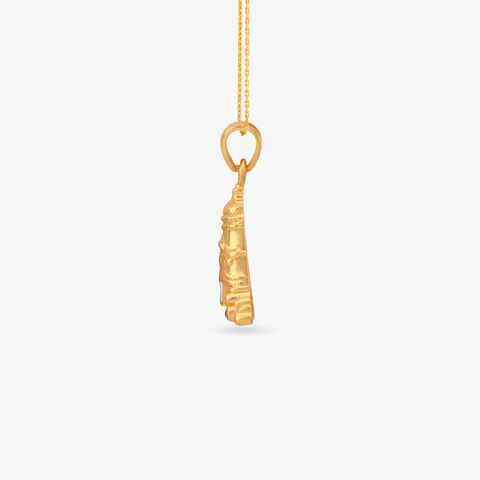 Divine Venkateshwara Gold Pendant