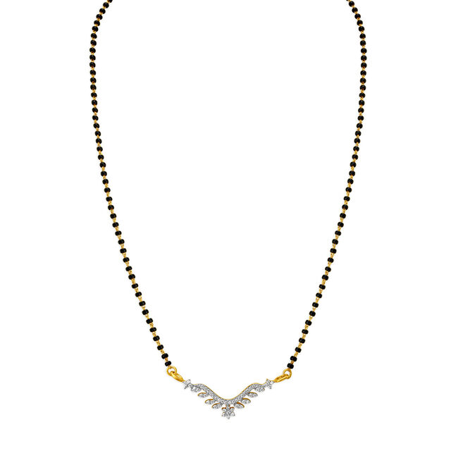 Slender Star Diamond Mangalsutra,,hi-res image number null