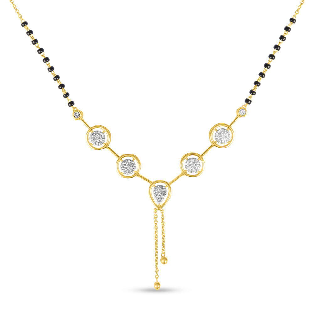 Diamond studded clearance mangalsutra