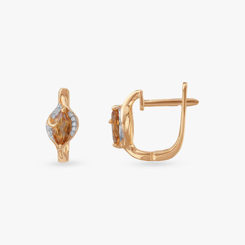 Sunflare SparkDiamond Hoop Earrings