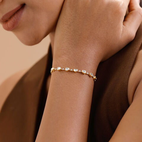 Timeless Grace Polki Diamond Bracelet