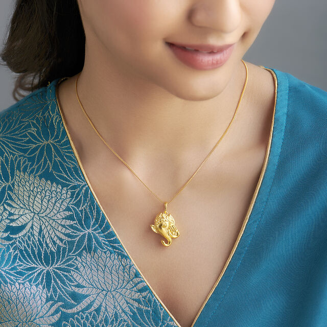 Stunning Lord Ganesha Pendant,,hi-res image number null