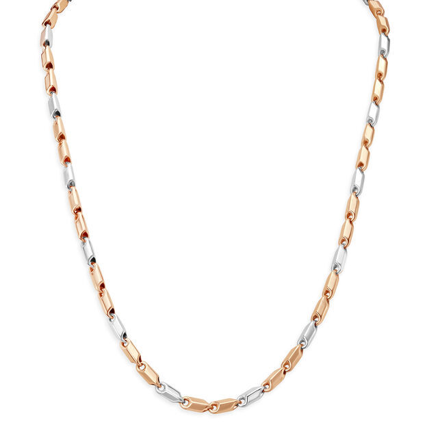 Dashing Dual Tone Gold Chain For Men,,hi-res image number null