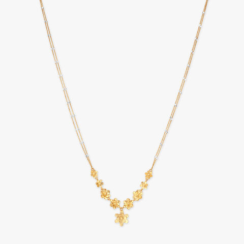 Blooming Trail Gold Necklace