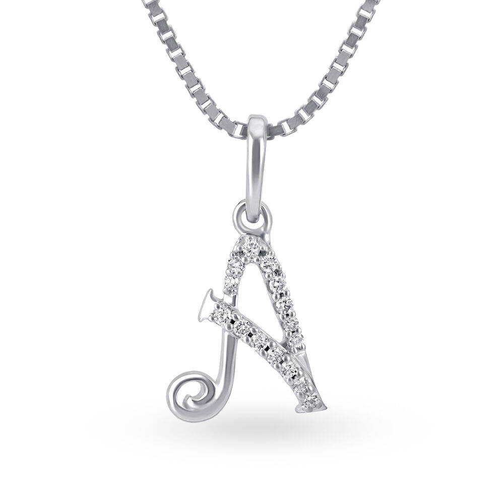Gold alphabet pendant tanishq outlet