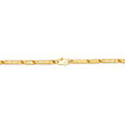 Solid Link Hollow Gold Chain For Men,,hi-res image number null