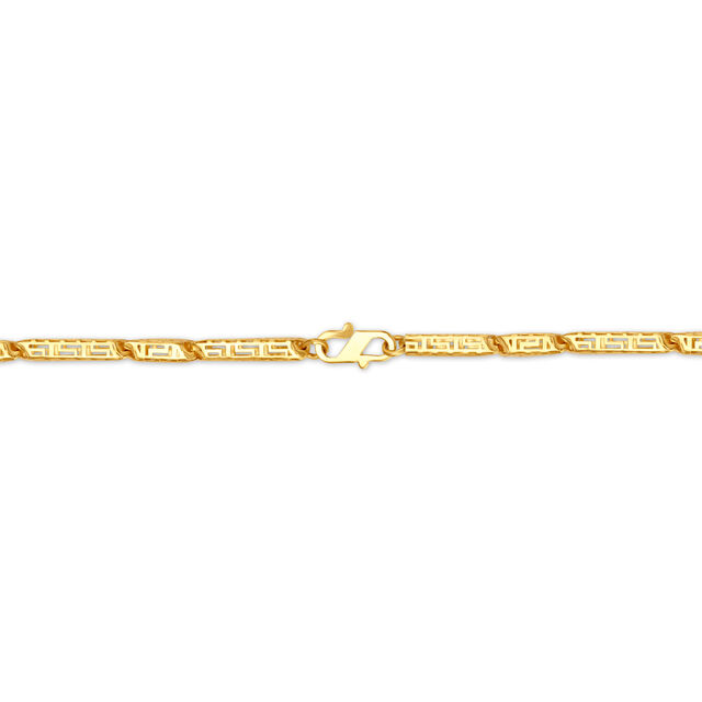 Solid Link Hollow Gold Chain For Men,,hi-res image number null