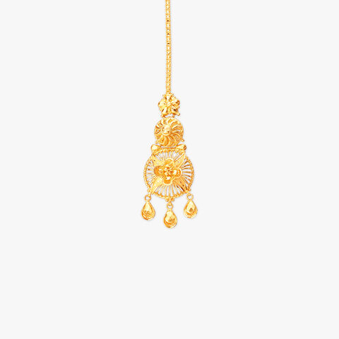 Divine Embrace Gold Maang Tikka
