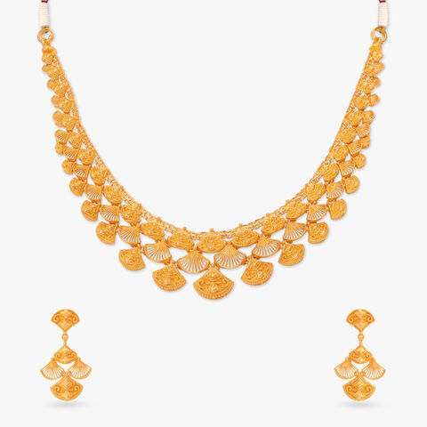 Alor Toronmala Gold Necklace Set