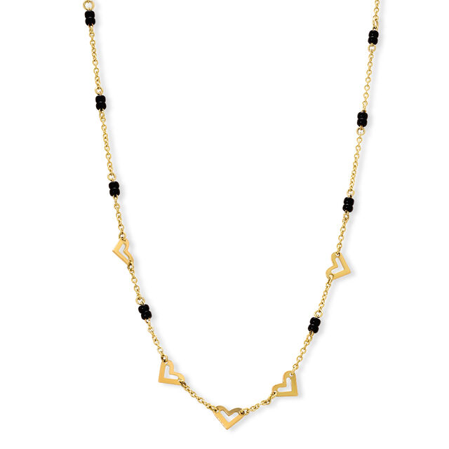 Mia Sutra DIY with Heart Shape Motif Multiple Stacking Charm Chain,,hi-res image number null