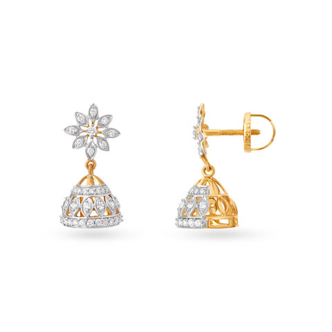 Exquisite Diamond Drop Earrings