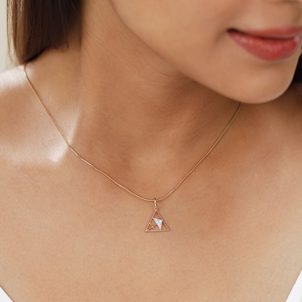 Diamond top sagittarius necklace