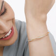 14 KT Yellow Gold Slant Line Bangle,,hi-res image number null