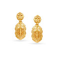 Noble Gold Drop Earrings,,hi-res image number null