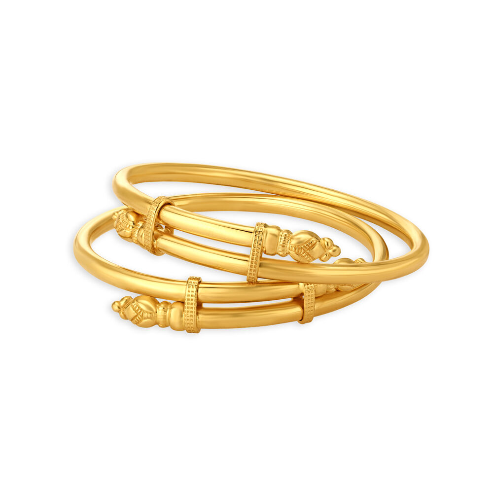 Graceful Coloured Enamel Gold Bracelet