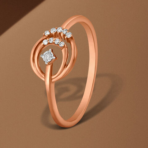 Charming Radial Diamond Ring