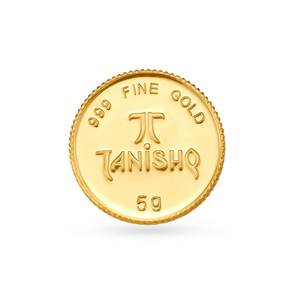 Cost of 5 gram online gold coin in tanishq