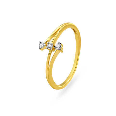 Trio Diamond Finger Ring alternate view 1