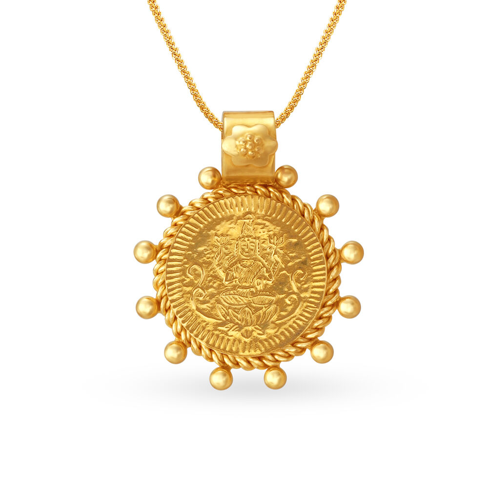 Tanishq lakshmi pendant new arrivals