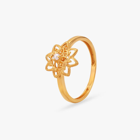 Sacred Bloom Gold Ring