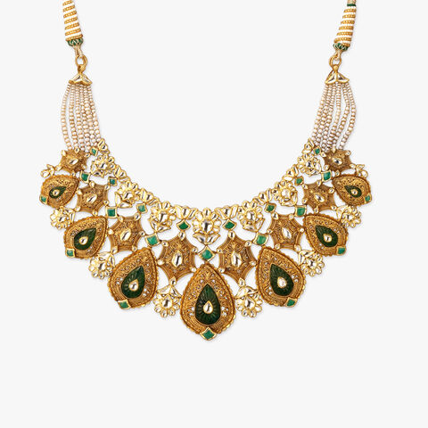 Magnificent Majesty Gold Necklace Set