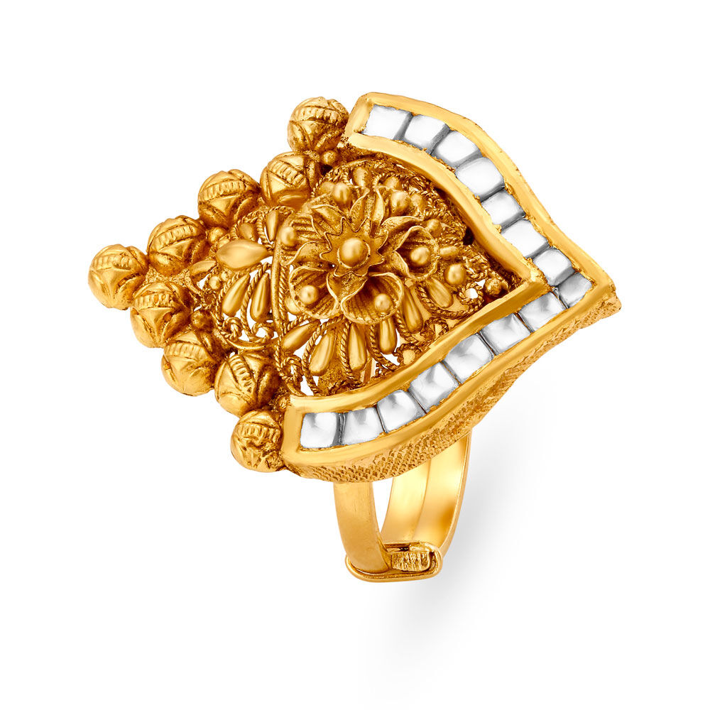 Tanishq antique gold rings sale