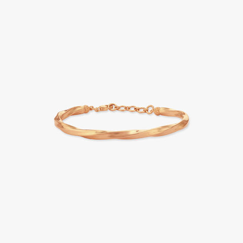 Timeless Spiral Gold Bangle