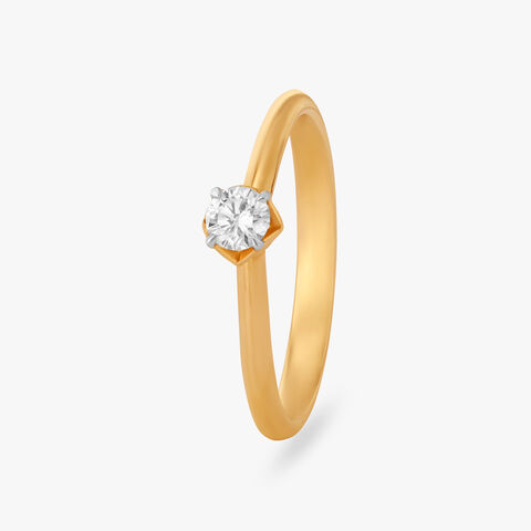 Classic Sparkle Diamond Finger Ring