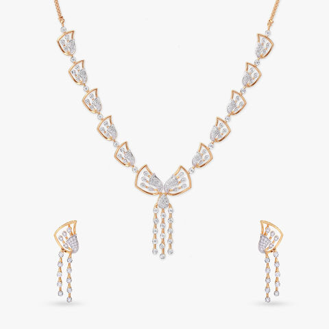 Enchanted Radiance Diamond Necklace Set