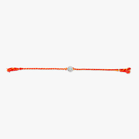 Halo Bloom Silver Rakhi