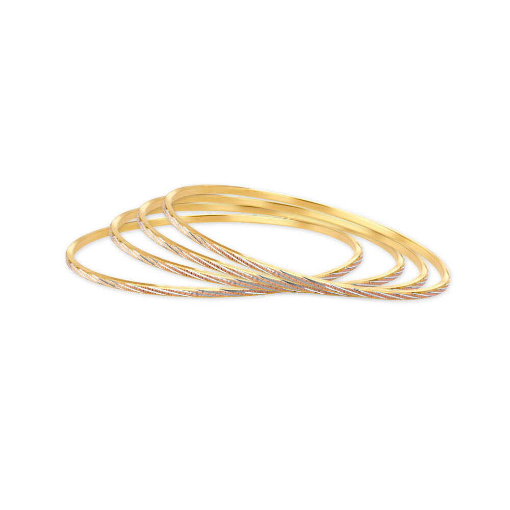 Thin gold hotsell bangles tanishq