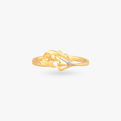 Tranquillity Twist Gold Ring