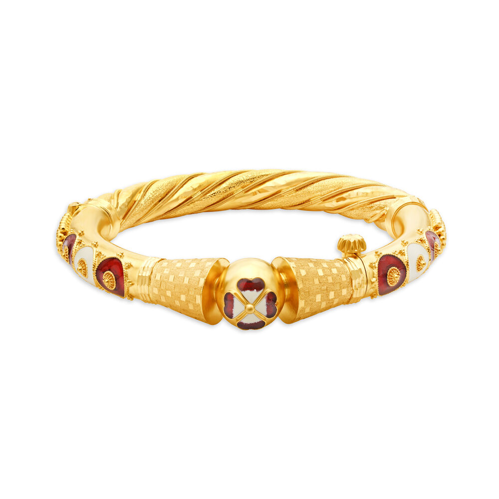 Gold bangles tanishq sales online