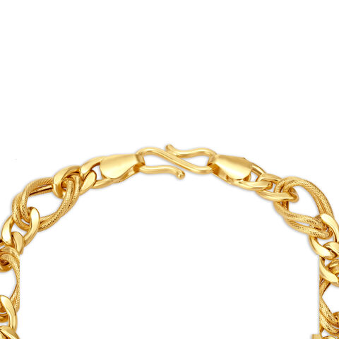 Artisitic Link Gold Bracelet For Men
