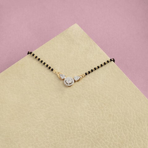 Elegant Charm Gold and Diamond Mangalsutra