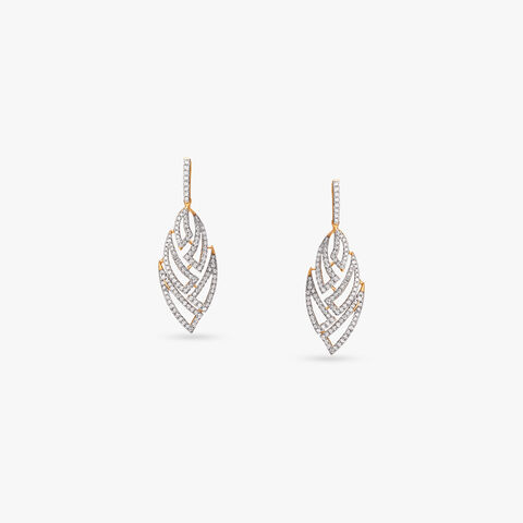 Radiant Glamour Diamond Chandelier Earrings