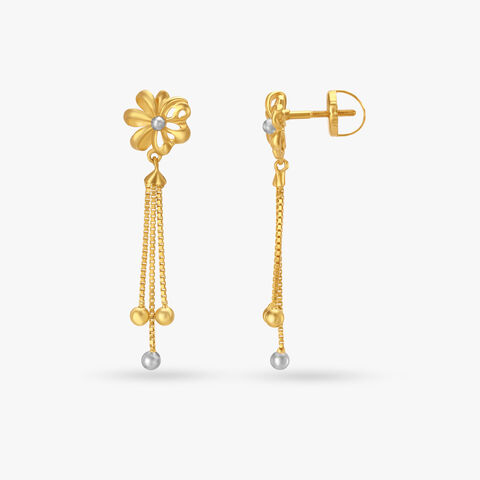 Ethereal Floral Drop Earrings
