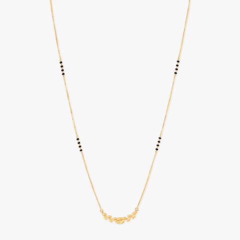 Leafy Whisper Gold Mangalsutra