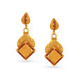 Resplendent Gold Pendant and Earrings Set,,hi-res image number null
